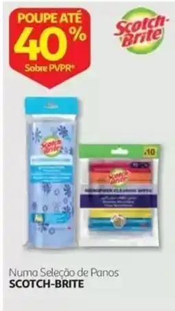 Auchan Numa Seleção de Panos Scotch-Brite promoção
