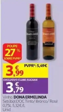 Auchan Vinho Dona Ermelinda promoção