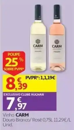Auchan Vinho CARM promoção