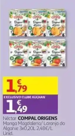 Auchan Nectar compal origens promoção