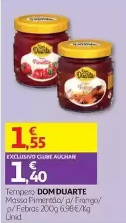 Auchan Tempero dom duarte promoção