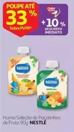 Auchan Pacotinhos de fruta 90g Nestlé promoção