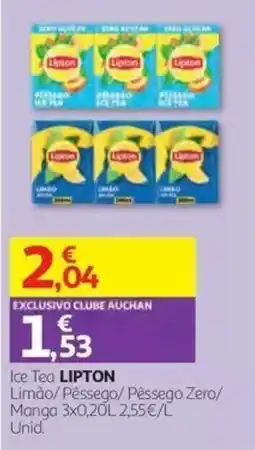 Auchan Ice Tea LIPTON promoção