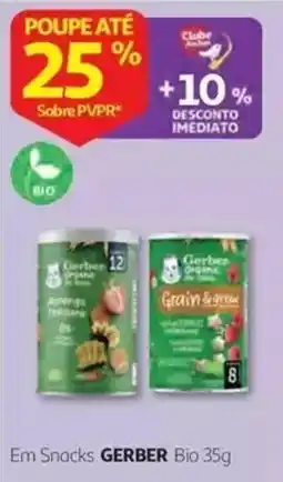 Auchan Em Snacks GERBER Bio 35g promoção