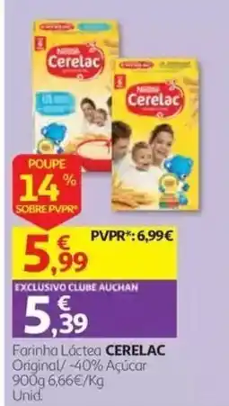 Auchan Farinha Láctea CERELAC Original promoção