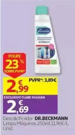 Auchan descalcificador dr.beckmann promoção