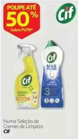 Auchan Cremes de limpeza Cif promoção