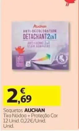 Auchan Saquetas Auchan promoção