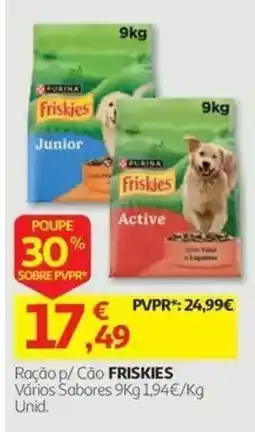 Auchan Ração p/ Cão FRISKIES promoção
