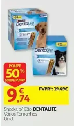 Auchan Snacks p/ Cão DENTALIFE promoção