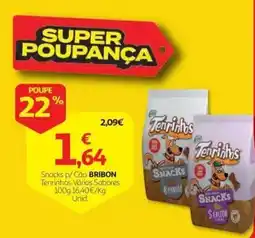 Auchan Snacks p/ Cão BRIBON promoção