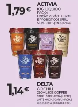 Miranda Supermercados activia iog. líquido promoção