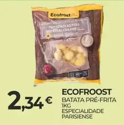 Miranda Supermercados ecofrost batata pré-frita especialidade parisiense promoção