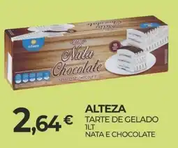 Miranda Supermercados Alteza tarte de gelado nata e chocolate promoção