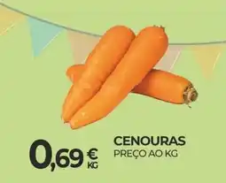 Miranda Supermercados cenouras promoção