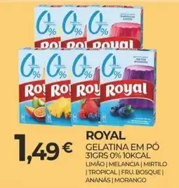 Miranda Supermercados royal gelatina em pó promoção