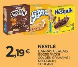 Miranda Supermercados Nestlé barras cereais golden grahams | nesquick | chocapic promoção