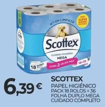 Scottex papel higiénico