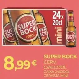 Miranda Supermercados super bock cerv. c/álcool promoção