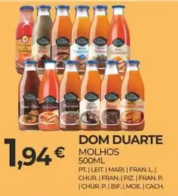Miranda Supermercados Dom Duarte molhos promoção