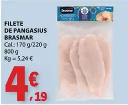 E.Leclerc filete de pangasius brasmar promoção