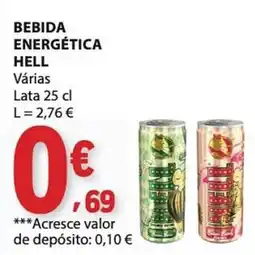 E.Leclerc Bebida energética hell promoção