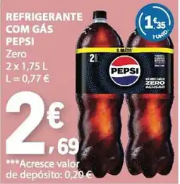 E.Leclerc Refrigerante com gás pepsi zero promoção