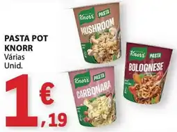 E.Leclerc Pasta pot Knorr promoção