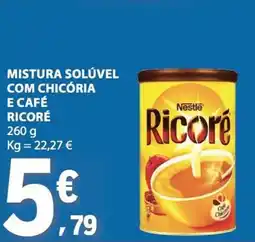 E.Leclerc Mistura solúvel com chicória e café ricoré promoção
