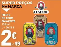 E.Leclerc filete de atum em azeite tenorio promoção