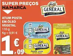 E.Leclerc Atum posta em óleo vegetal general promoção