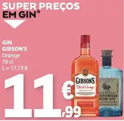 E.Leclerc gin gibson's orange promoção
