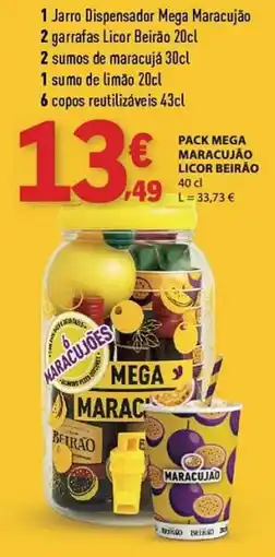 E.Leclerc Pack mega maracujão licor beirão promoção