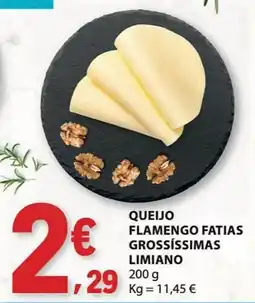 E.Leclerc Queijo flamengo fatias grossíssimas limiano promoção