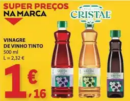 E.Leclerc vinagre de vinho tinto cristal promoção