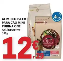 E.Leclerc alimento seco para cão mini purina one adulto/active promoção