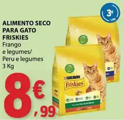 E.Leclerc Alimento seco para gato friskies promoção