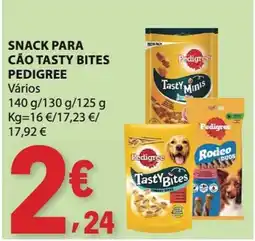 E.Leclerc Snack para cão tasty bites pedigree promoção