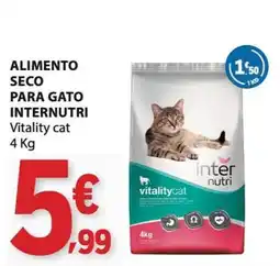 E.Leclerc alimento seco para gato internutri vitality cat promoção