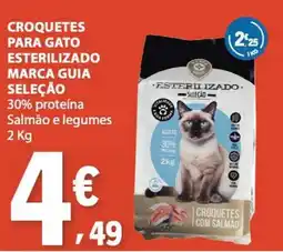 E.Leclerc Croquetes para gato esterilizado marca guia seleção promoção