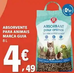 E.Leclerc absorvente para animais marca guia promoção