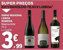 E.Leclerc vinho regional lisboa romeira reserva tinto promoção