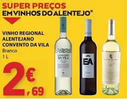 E.Leclerc vinho regional alentejano convento da vila branco promoção