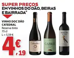 E.Leclerc vinho doc dão catedral reserva tinto promoção