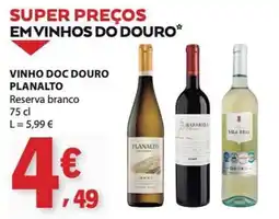 E.Leclerc vinho doc douro planalto reserva branco promoção