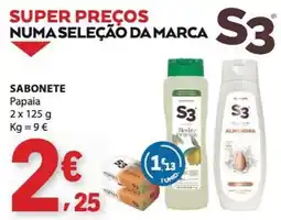E.Leclerc Sabonete S3 promoção