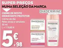 E.Leclerc Creme de rosto hidratante protetor diadermine promoção