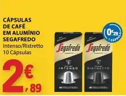 E.Leclerc Cápsulas de café em alumínio segafredo promoção