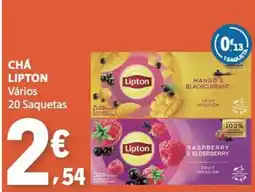 E.Leclerc Chá lipton vários promoção