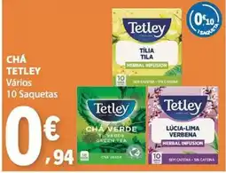 E.Leclerc Chá tetley vários promoção